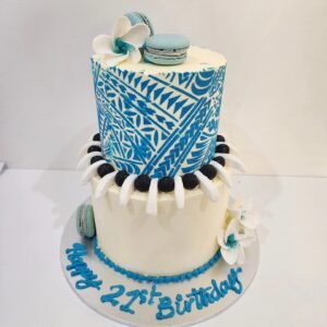 Samoan Island 8+6inch Cake