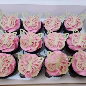 Cupcakes Butterfly Theme 12 Pack