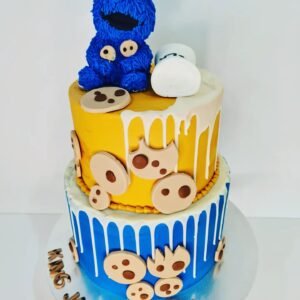 Cookie Monster Cake